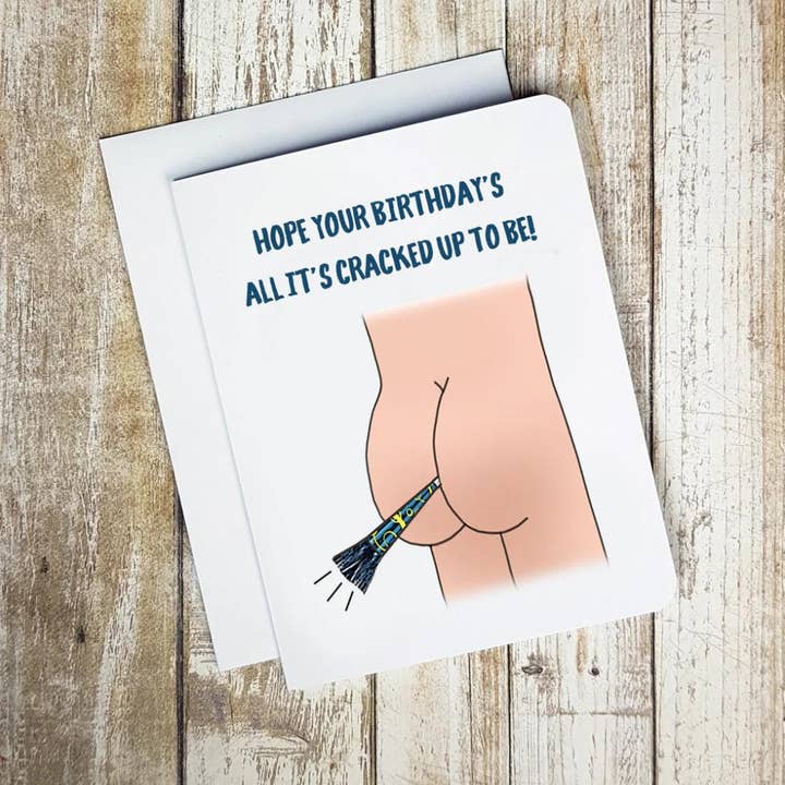 Hoop dat je verjaardag alles is, het is gekraakt om kaart te zijn voor wholesale door Blue Rocket Gifts