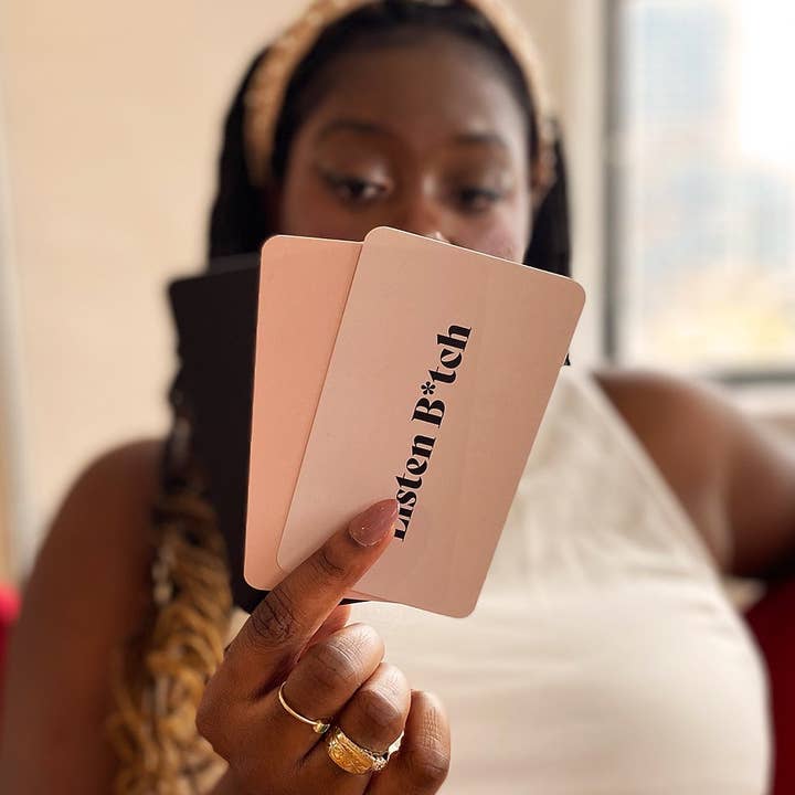 Listen Bitch - Wholesale Tarot Cards - Listen Bitch Affirmation Cards