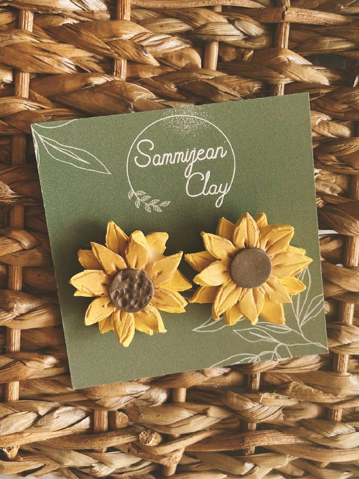 Clous tournesol pour la vente par sammijean.clay