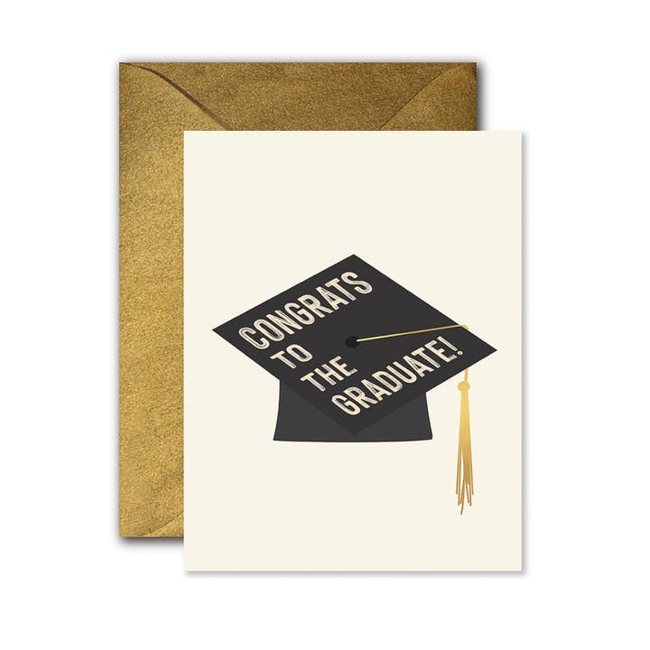 Ginger P. Designs - Wholesale Graduation Card - Graduate Hat Graduation Greeting Card