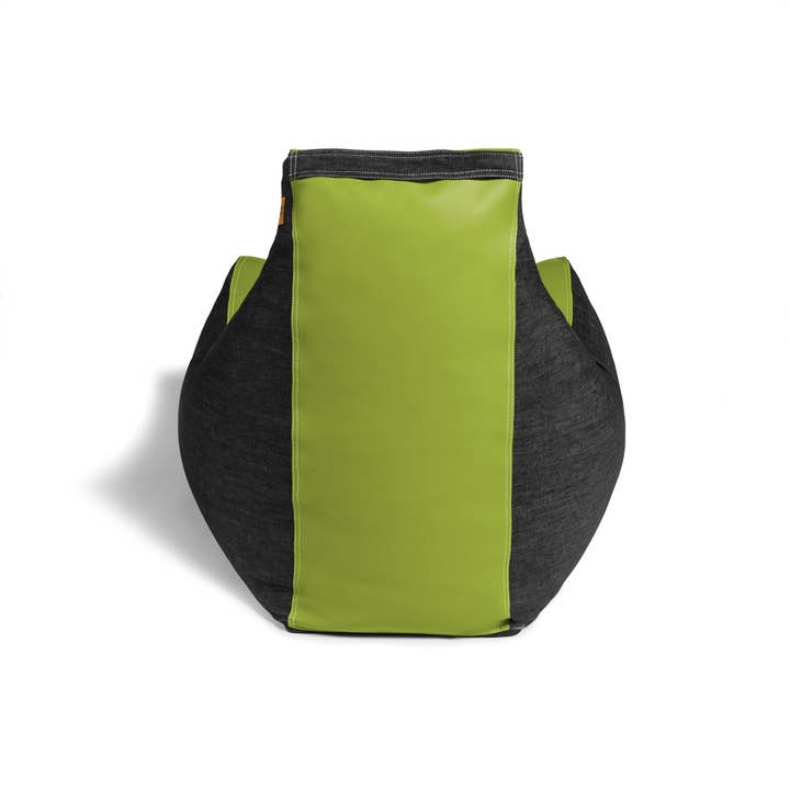 LuvU - Wholesale Chair - Jaxx Pixel Gamer Bean Bag Chair, Premium Vinyl / Dark Denim65