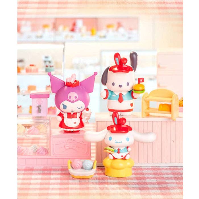 K-Wonderland - Wholesale Decorative Figurine - Sanrio Characters Light-Up Diorama Blind Box RestaurantTheme17