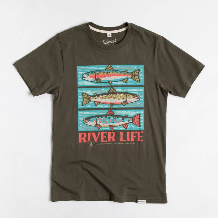 River Life Unisex Short Sleeve Tee for wholesale by The Landmark Project