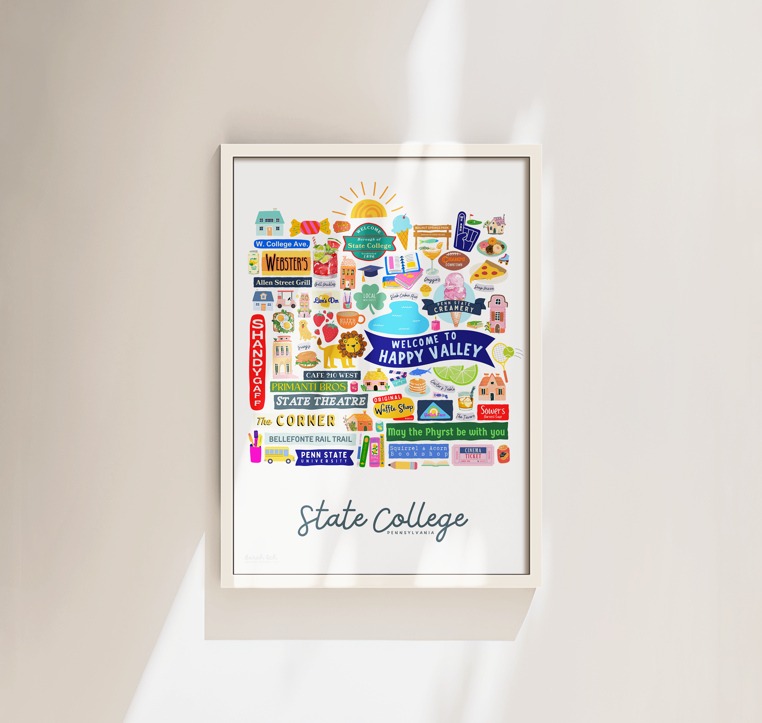 SochCo Designs - Vente Affiche d'art - State College, PA0