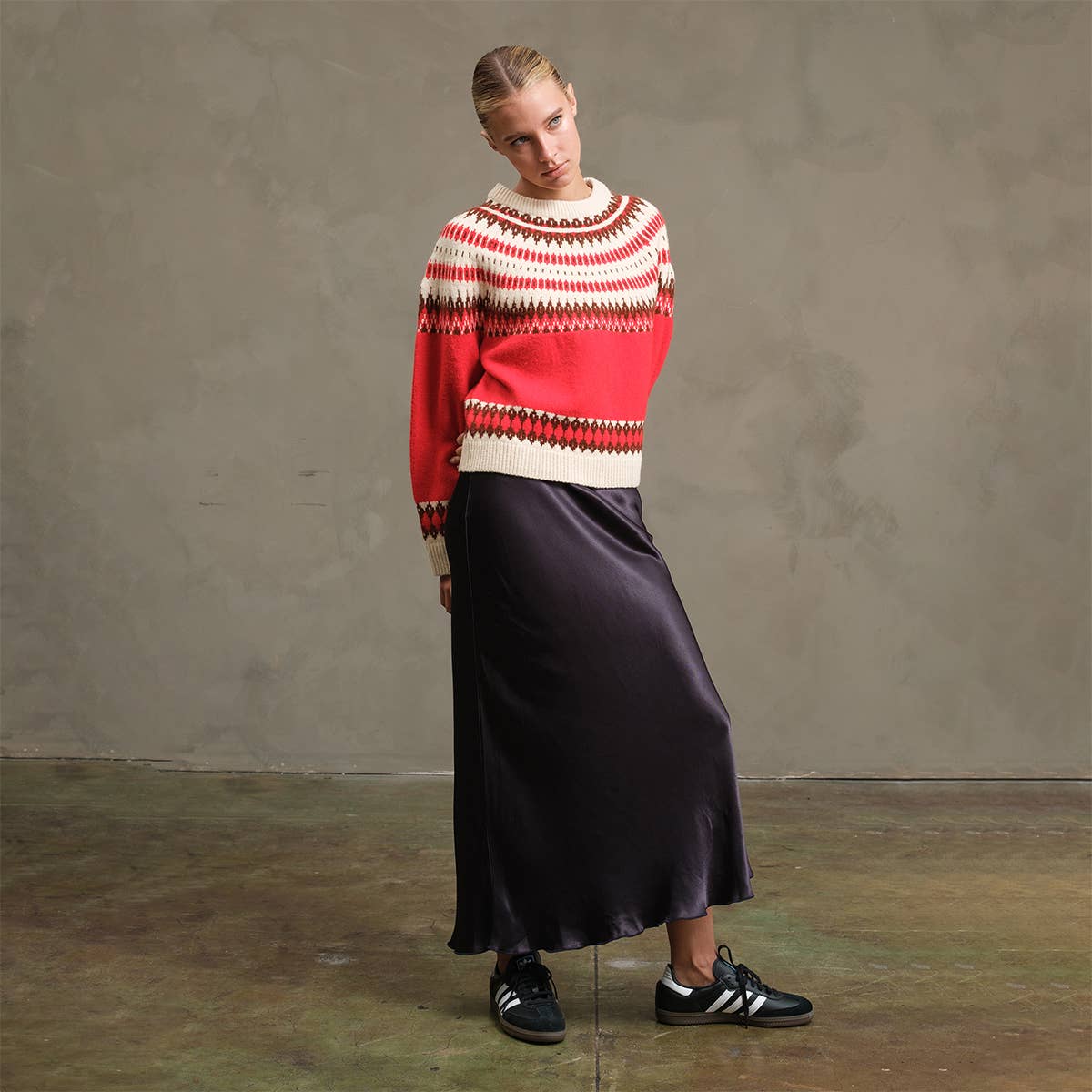 RAISONNEL - Wholesale Skirt - Women's - Satin Slip Skirt - RS10491