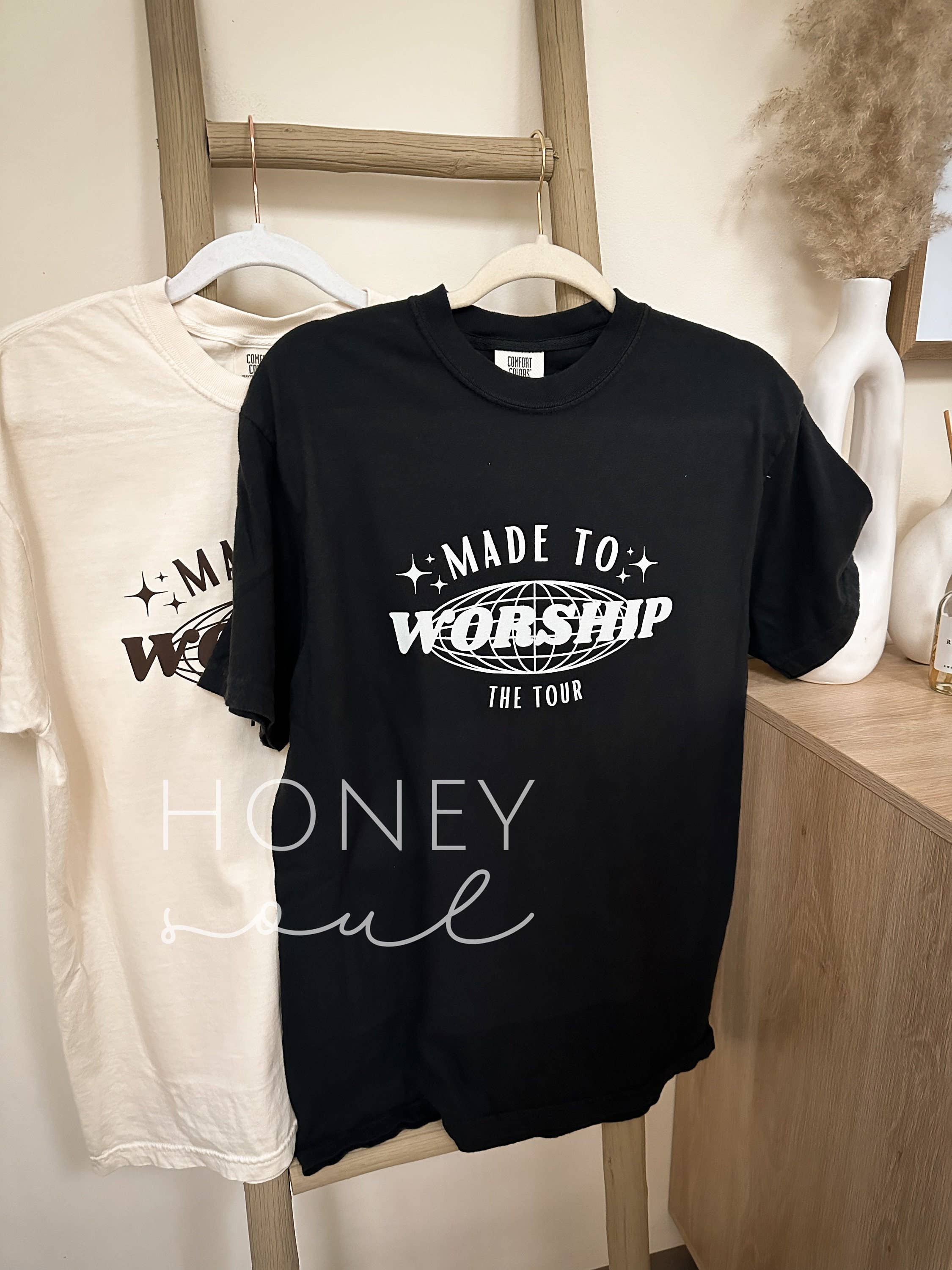 Honey Soul LLC - Wholesale Screen Printed T-Shirt - Women's - ORIGINAL Made To Worship Tour Graphic Tee3