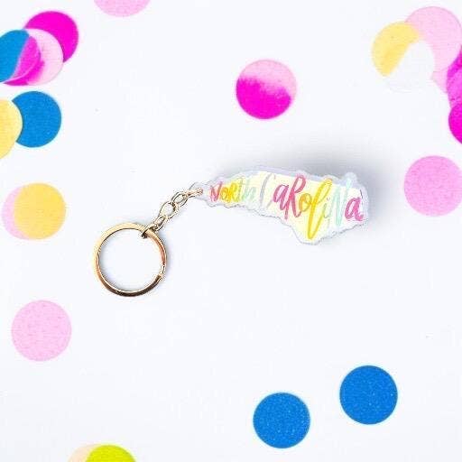 Positively North Carolina - Wholesale Keychain - Women's - NC Whimsical Bag Charms & Travel Keychains for Women1