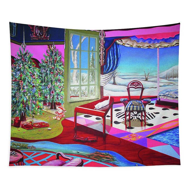 Schilderij voor Kerstmis - Wandtapijt voor wholesale door Sharon Tatem Fashion LLC