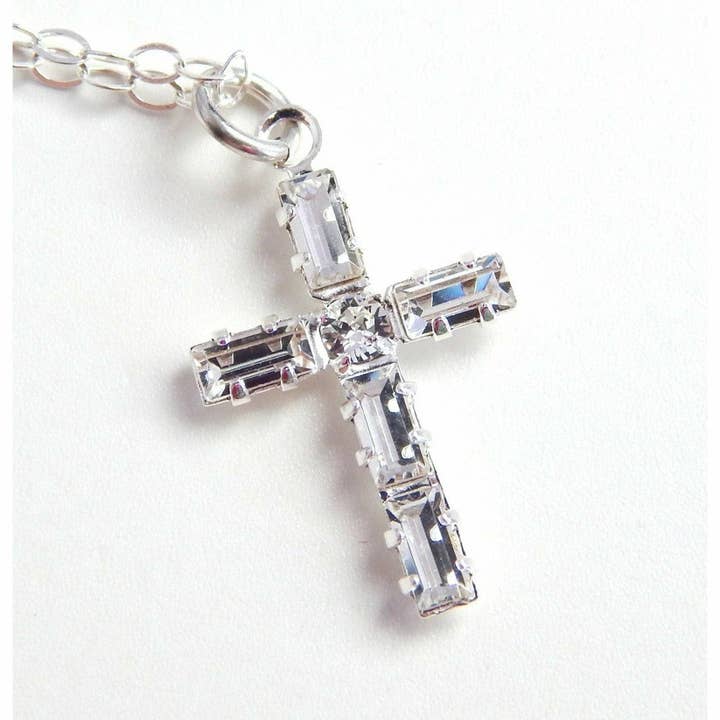 Love Your Bling® - Wholesale Pendant/Charm Necklace - Crystal cross necklace2