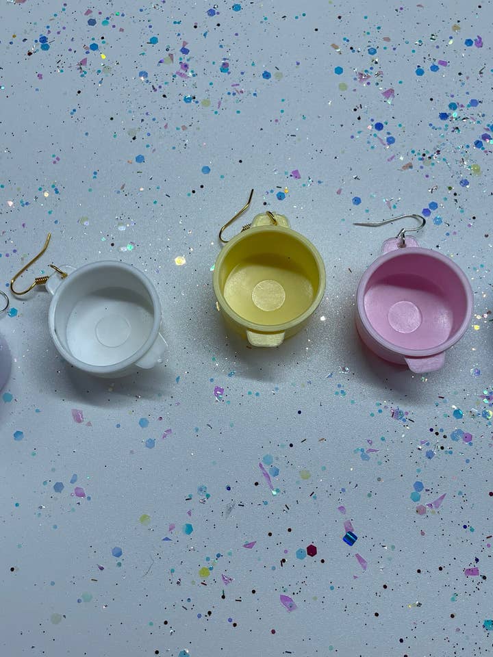 Big Soup Pot Earrings! In Gold + Silver & 4 different colors!! for wholesale by R59Creates