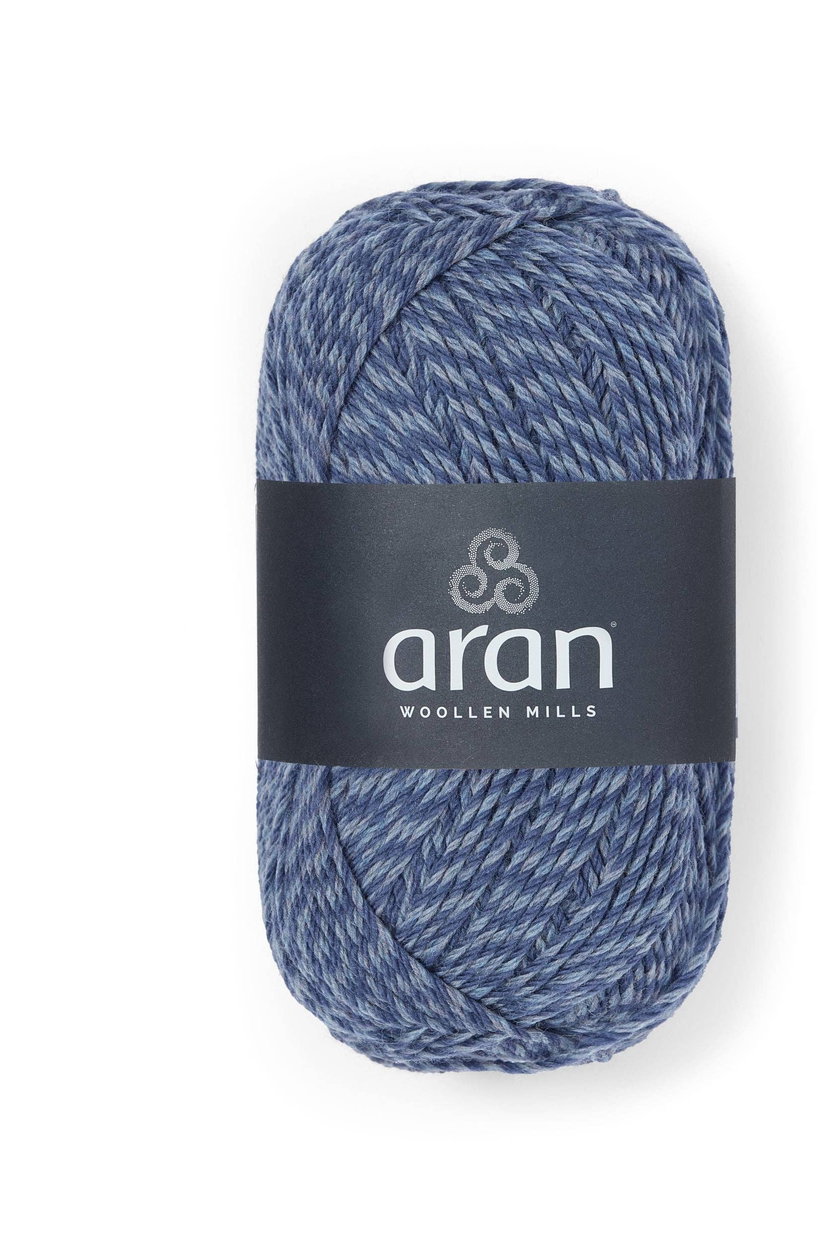 Aran Woollen Mills - Wholesale Yarn - 100% Merino Aran Yarn - Denim1