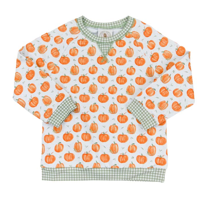 Pumpkin Patch Pullover for wholesale by Cypress Row Childrens
