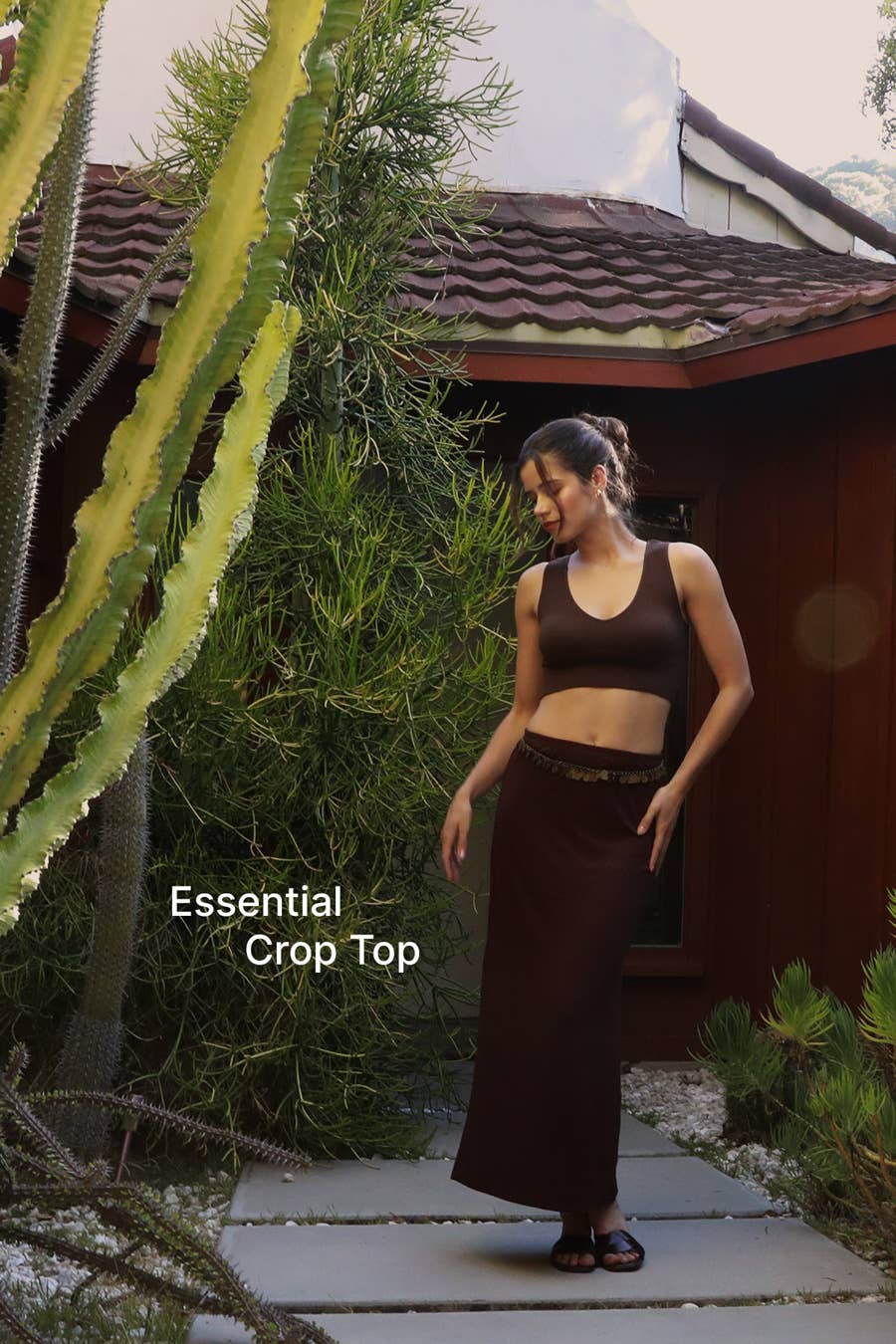 NIKIBIKI - Wholesale Knit Top - Women's - NS7829 - Plunge V-Neck Crop Top7