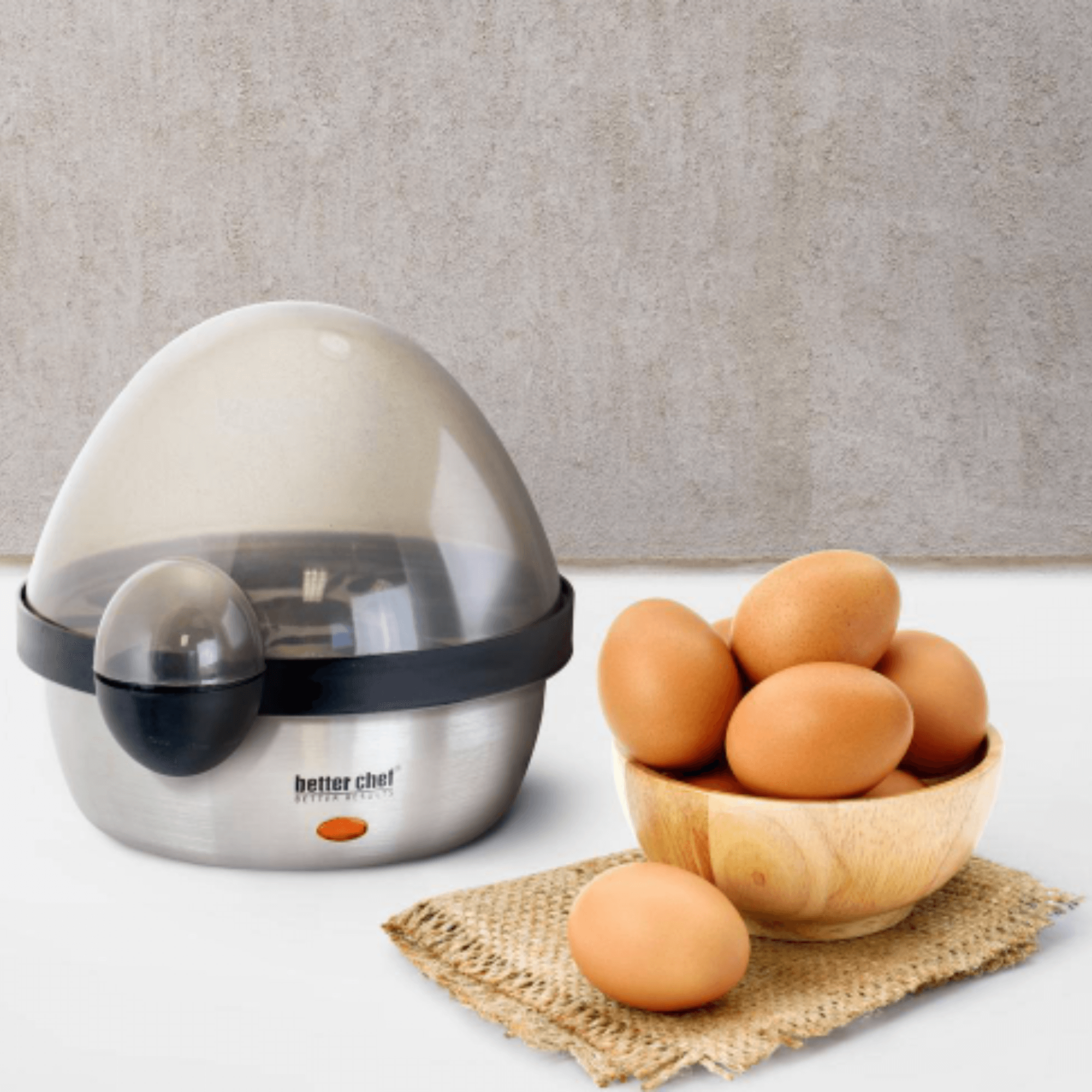 JupiterGear Home - Wholesale Kitchen Appliance - Better Chef 7-Egg Stainless Steel Electric Egg Cooker5