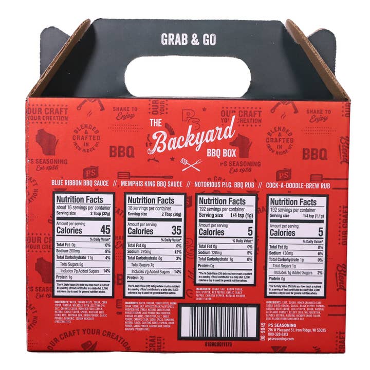 PS Seasoning - Wholesale BBQ Sauce - The Backyard BBQ Box