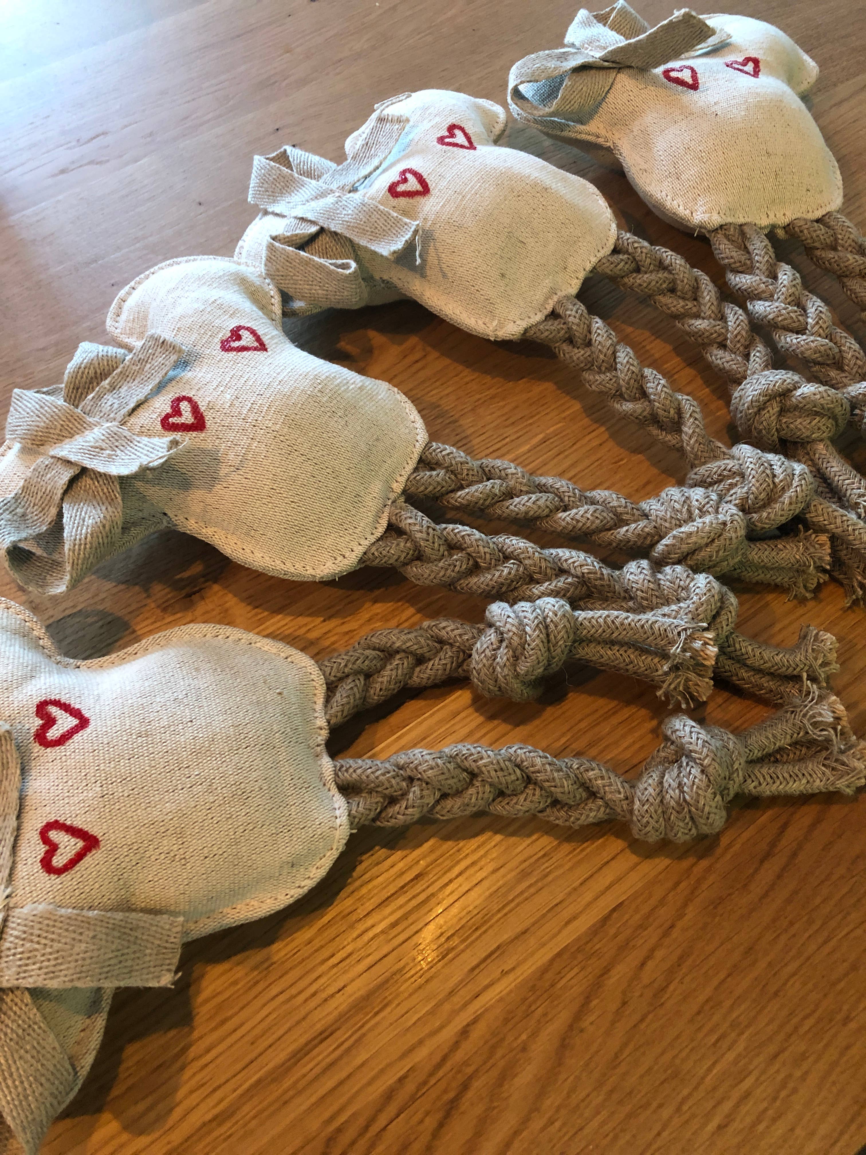 FUNKY DOG - Venta al por mayor Juguete de soga - Perros - Juguete para Perros Ecológico, Hecho a Mano y No Tóxico - Sra. Babas4