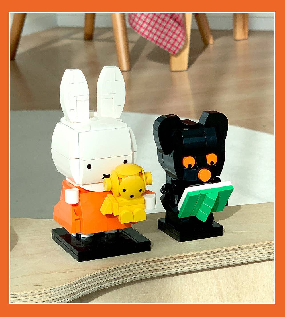 K-Wonderland - Wholesale Build-a-Toy - Kids - COCOTI Miffy Brick Figure with Teddy – Mini Block Set5