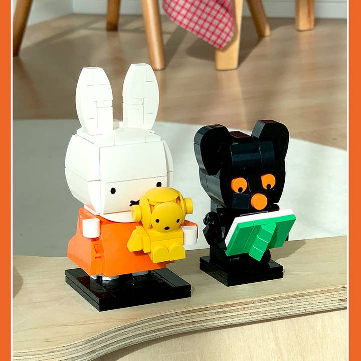 K-Wonderland - Wholesale Build-a-Toy - Kids - COCOTI Miffy Brick Figure with Teddy – Mini Block Set5