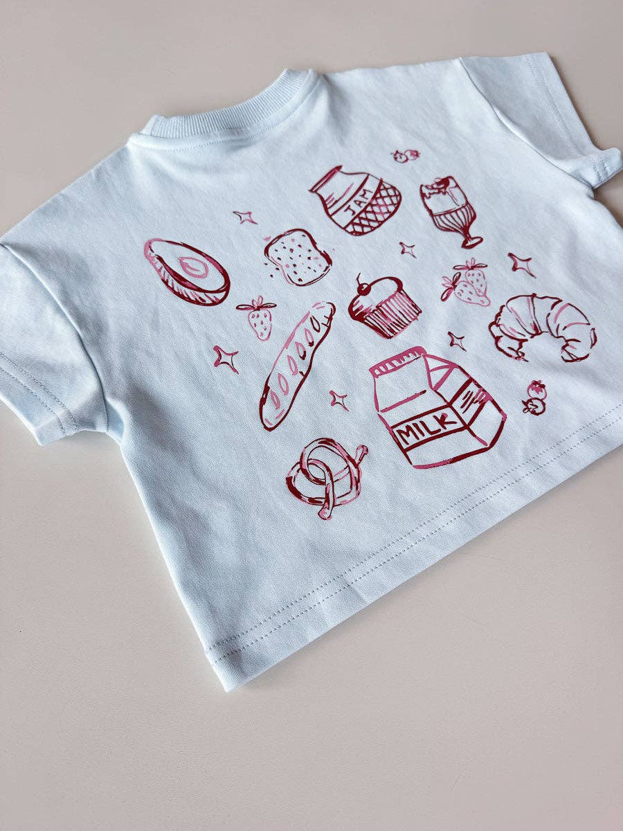 FRECKLES the label - Wholesale Screen Printed T-Shirt - Kids - Breakfast Club Tee | Sky5