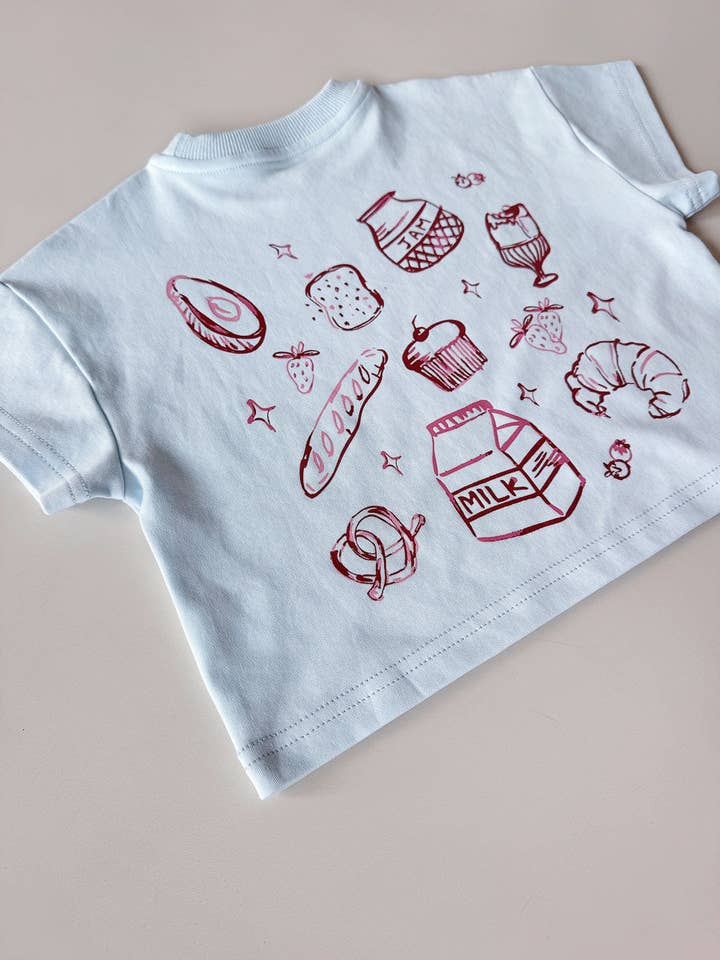 FRECKLES the label - Wholesale Screen Printed T-Shirt - Kids - Breakfast Club Tee | Sky5