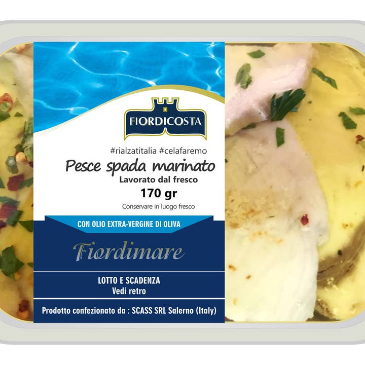 Marinerad svärdfisk 170 gr för wholesale av Fiordicosta