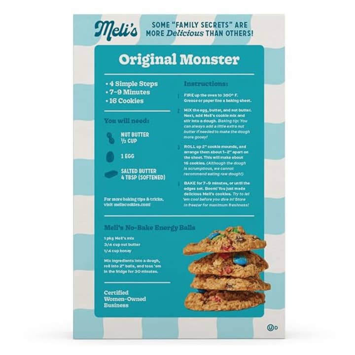 Meli's Monster Cookies - Wholesale Cookie Mix - Monster Cookie Mix: Gluten-Free with Chocolate & M&M's