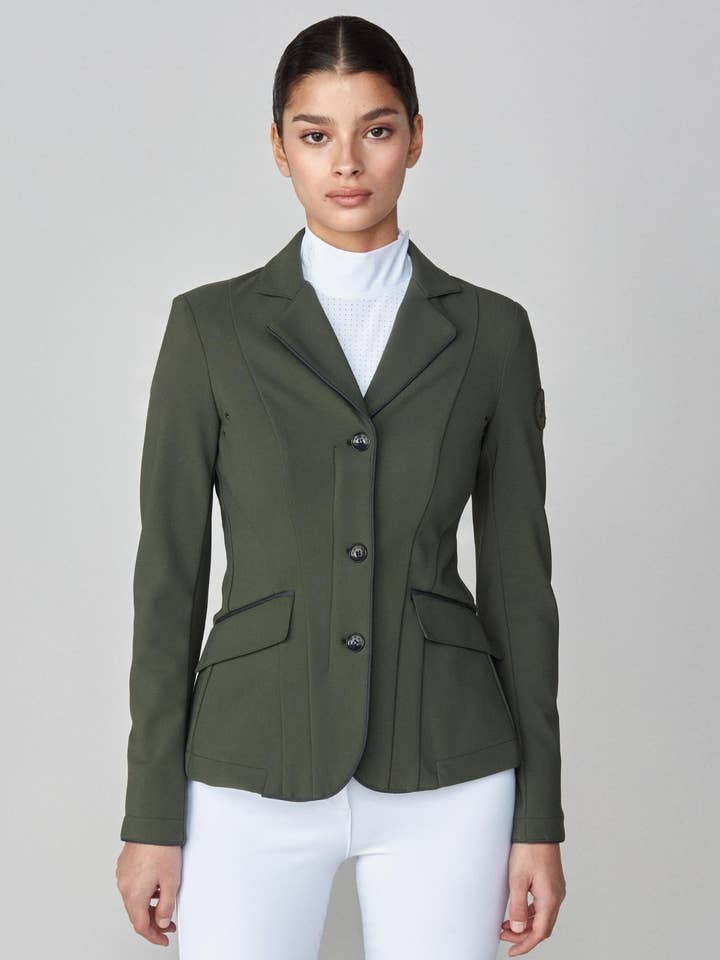 Performance Show Jacket Green for wholesale by Yagya