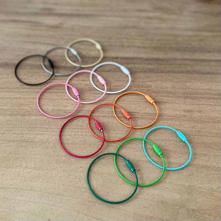 Palmy Pineapple - Wholesale Keychain - Unisex - Stainless Steel Wire Rope Key Rings4