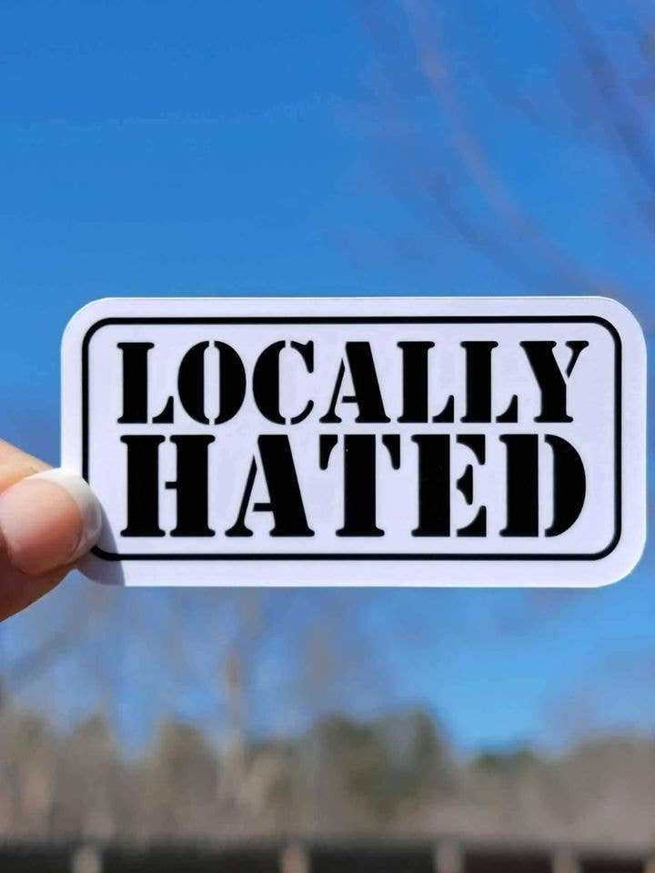 Lokalt hadet klistermærke for engroshandel hos A Little Design Company