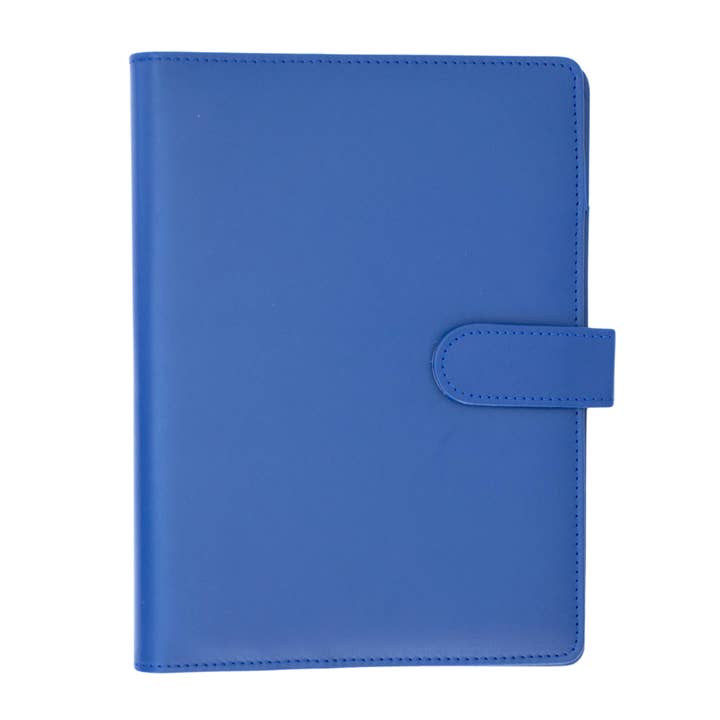 Loose Leaf 6-ring Binder A5 Planner Cover | Royal Blue for wholesale by Journal Junkies