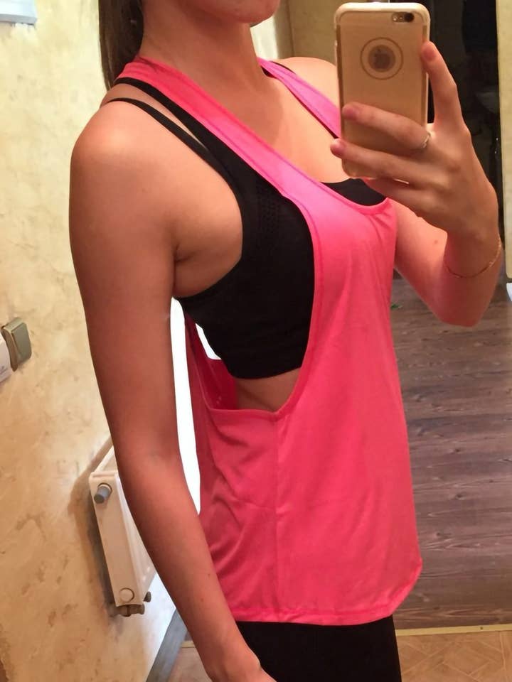 Active by Anna-Kaci - Wholesale Athletic Top - Women's - Sleeveless Flowy Loose Fit Racerback Yoga Workout Tank Top5