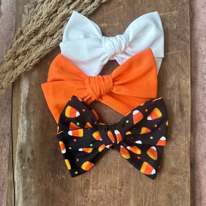 Girls Hair Bows, Halloween Hair Bows, Newborn Headband Bows for wholesale by Brynn + Me