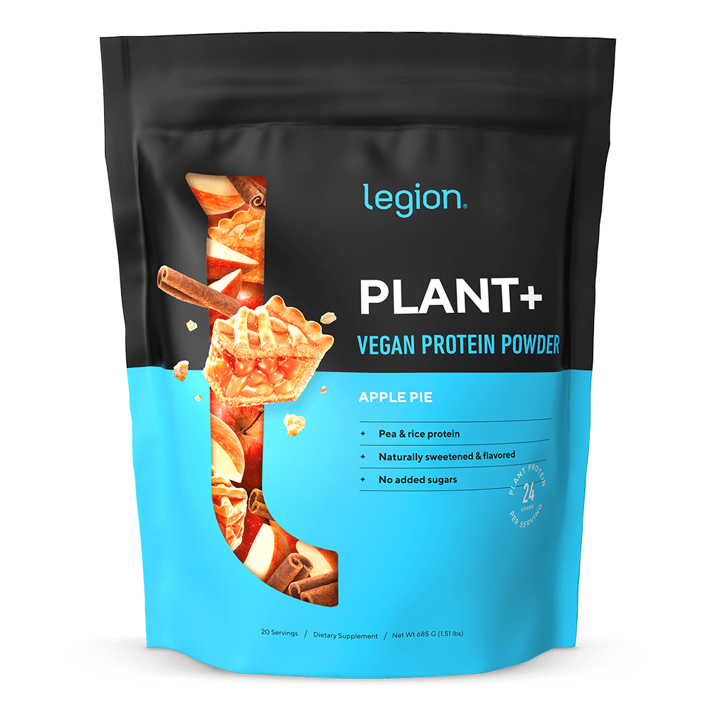 Legion Athletics, Inc. – wholesale Protein/superfood powder – Legion Plant+ Vegan Protein Powder - 20 Servings (Apple Pie)0