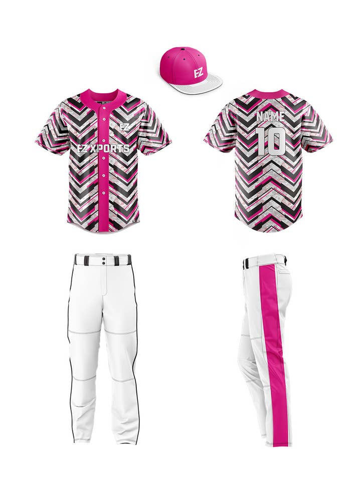 EZ XPORTS - Vendita all'ingrosso Maglia di squadra sportiva - Donna - Uniforme da baseball personalizzata - BSB-9