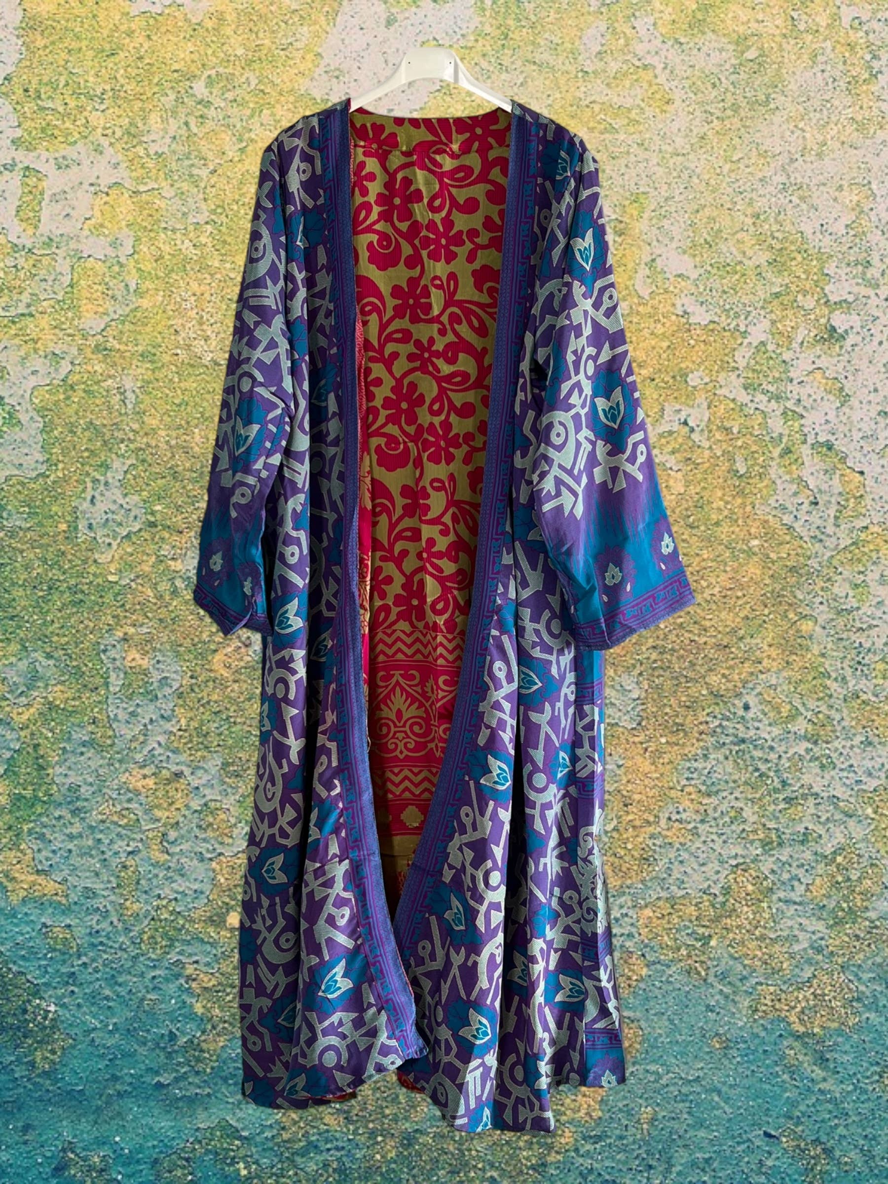 Kinomy – Engroshandel Kimono - Dame – Kinomy XL vendbare lange kimonos i silke til kvinder, pakke med 1010