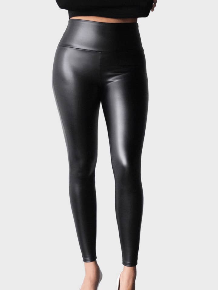 Pleather Leggings for wholesale by EMMYDEVEAUX USA
