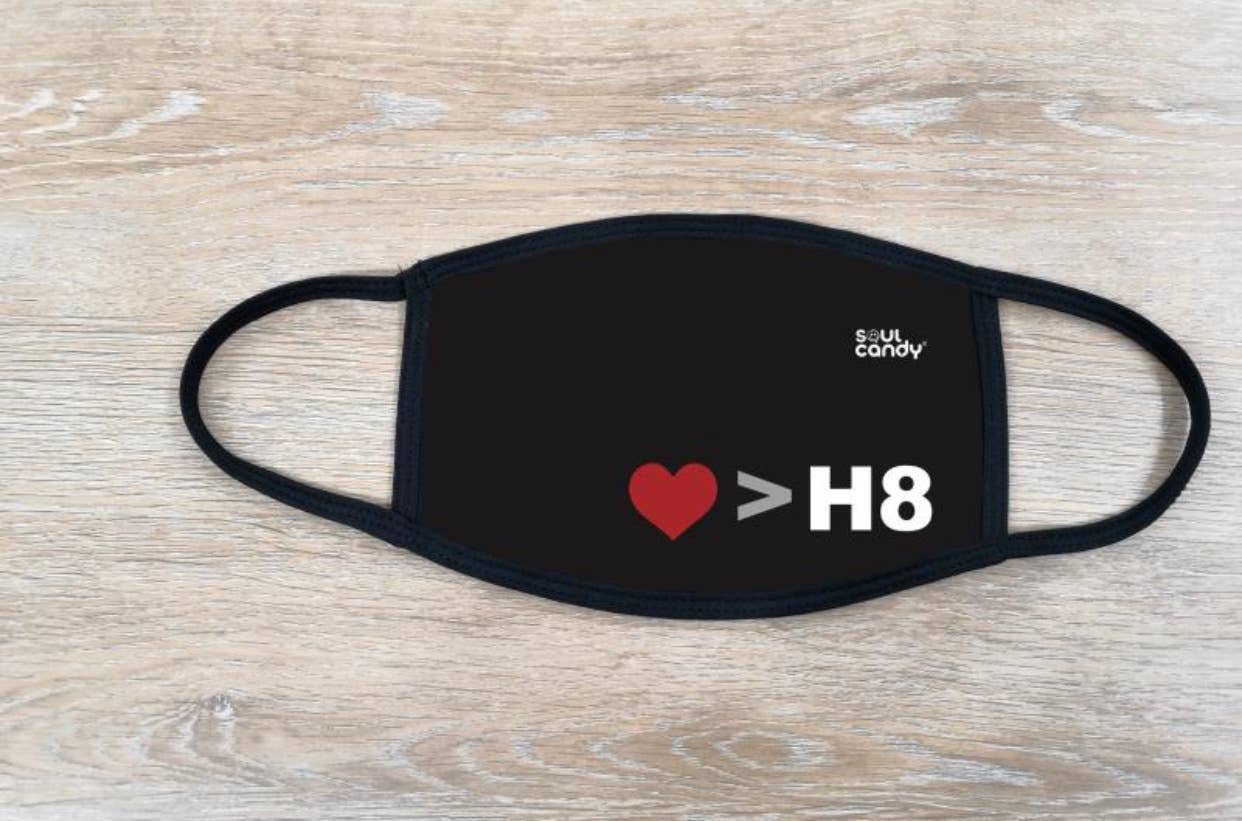 BeCandylicious - Wholesale Non-Medical Disposable Mask - Love is Greater Than Hate Face Masks0