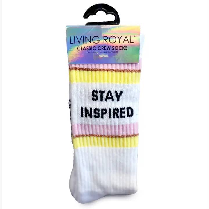 Living Royal - Wholesale Socks - Unisex - Classic Crew Socks w/ Ribbed Tubing - Red Roses - Black