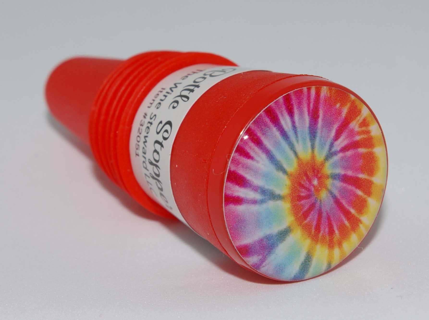 The Wine Steward LLC - Wholesale Wine Stopper - Tie Dye Bottle Stopper0