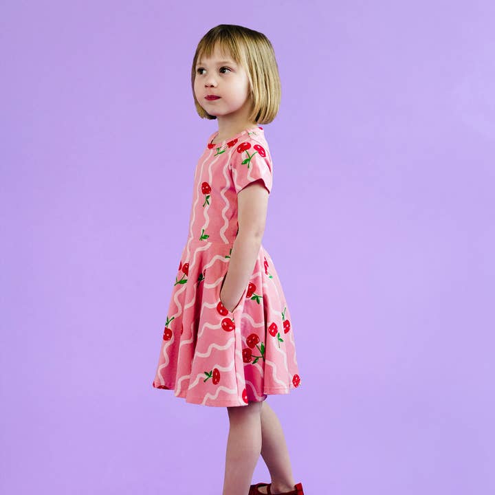 CHERRY SQUIGGLE SHORT SLEEVE WAISTED DRESS and other Purchase Wholesale squinkies. Free Returns & Net 60 Terms on Faire trending on Faire.