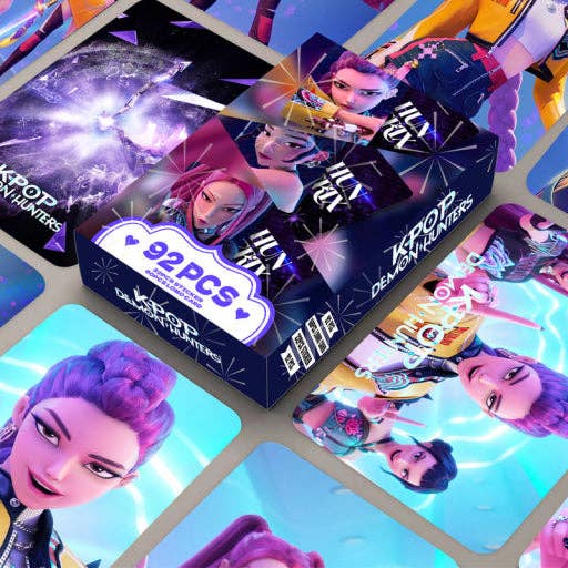 K-Wonderland - Wholesale Card Game - KPOP Demon Hunters 92pcs Photo Card Set (Random)0