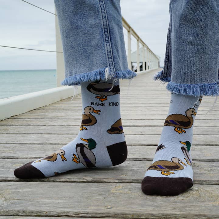 Bare Kind Socks - Wholesale Socks - Unisex - Duck Socks | Bamboo Socks | Blue Socks | Farm Socks8