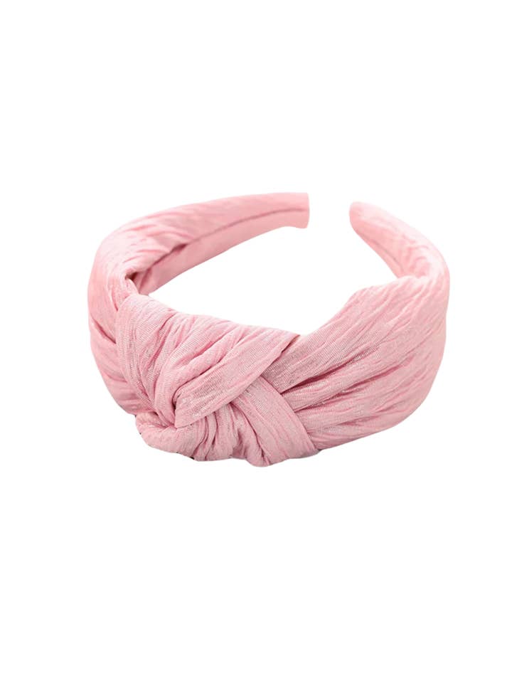 Lt Rosa Muslin Pannband- 3 Pk för wholesale av The Sandy Pearls