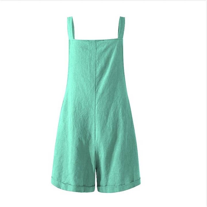 UZ Wholesale Store - Wholesale Overalls - Women's - Fashion Solid Color Button Jumpsuit12