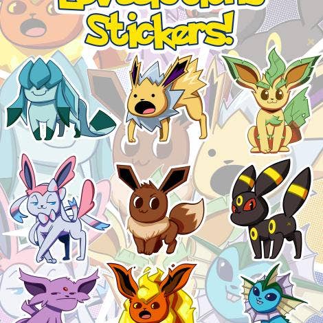 Eevee-lution 3" Vinyl Stickers for wholesale by Minomino