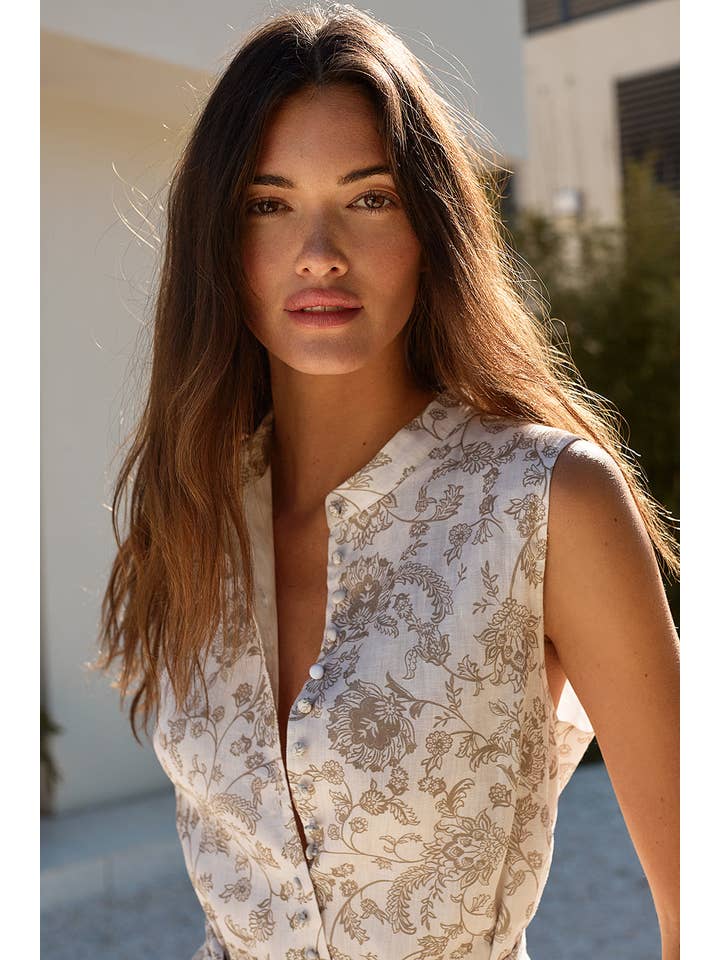 Maxi Shirt Dress - Summer Flora for wholesale on Faire