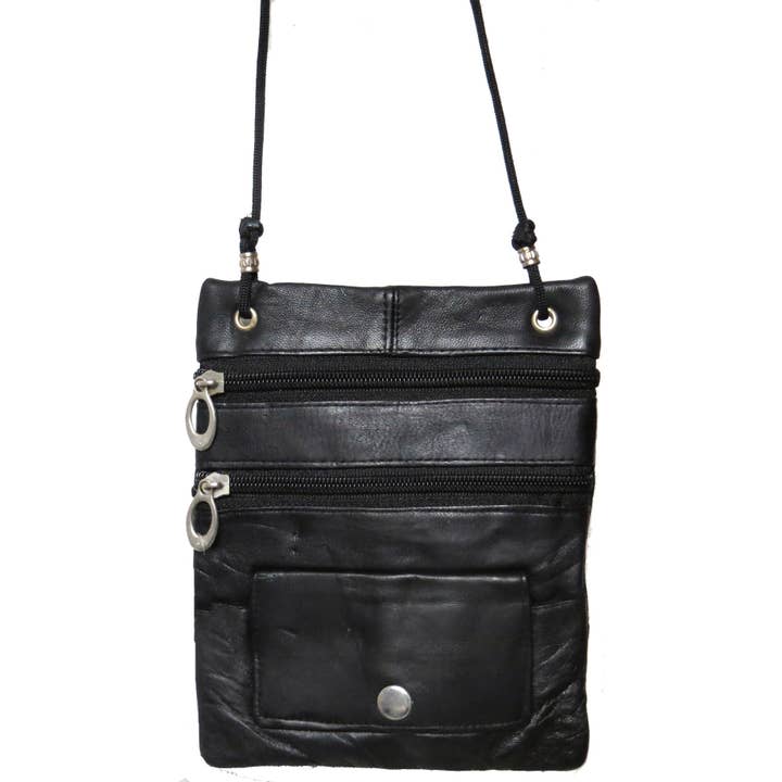 Genuine Leather Lambskin Neck Pouch # 8042 for wholesale by IGI CANADA