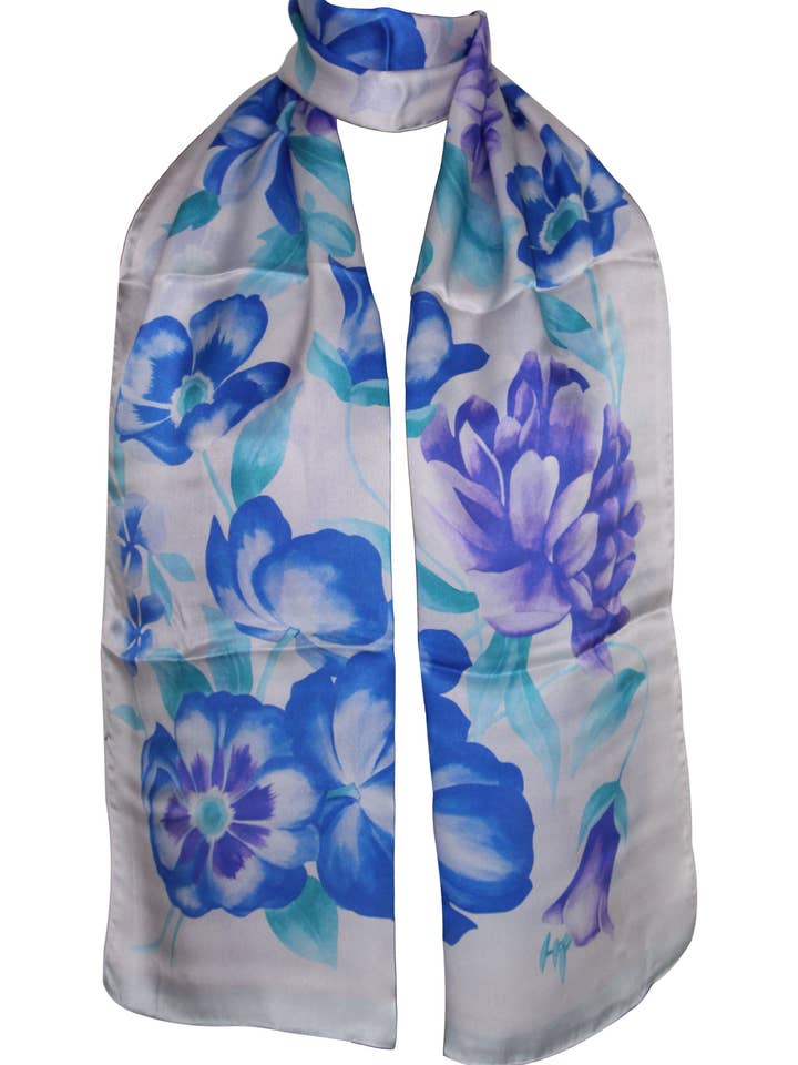 Stola aus 100% Satin Seide 12mm Design 57703 Var 1 für den Großhandel von tessago