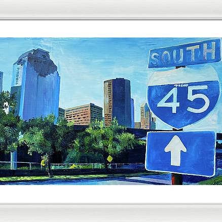 45 S Allen Parkway - Indrammet tryk for engroshandel hos Lauren Luna Ltd Co.