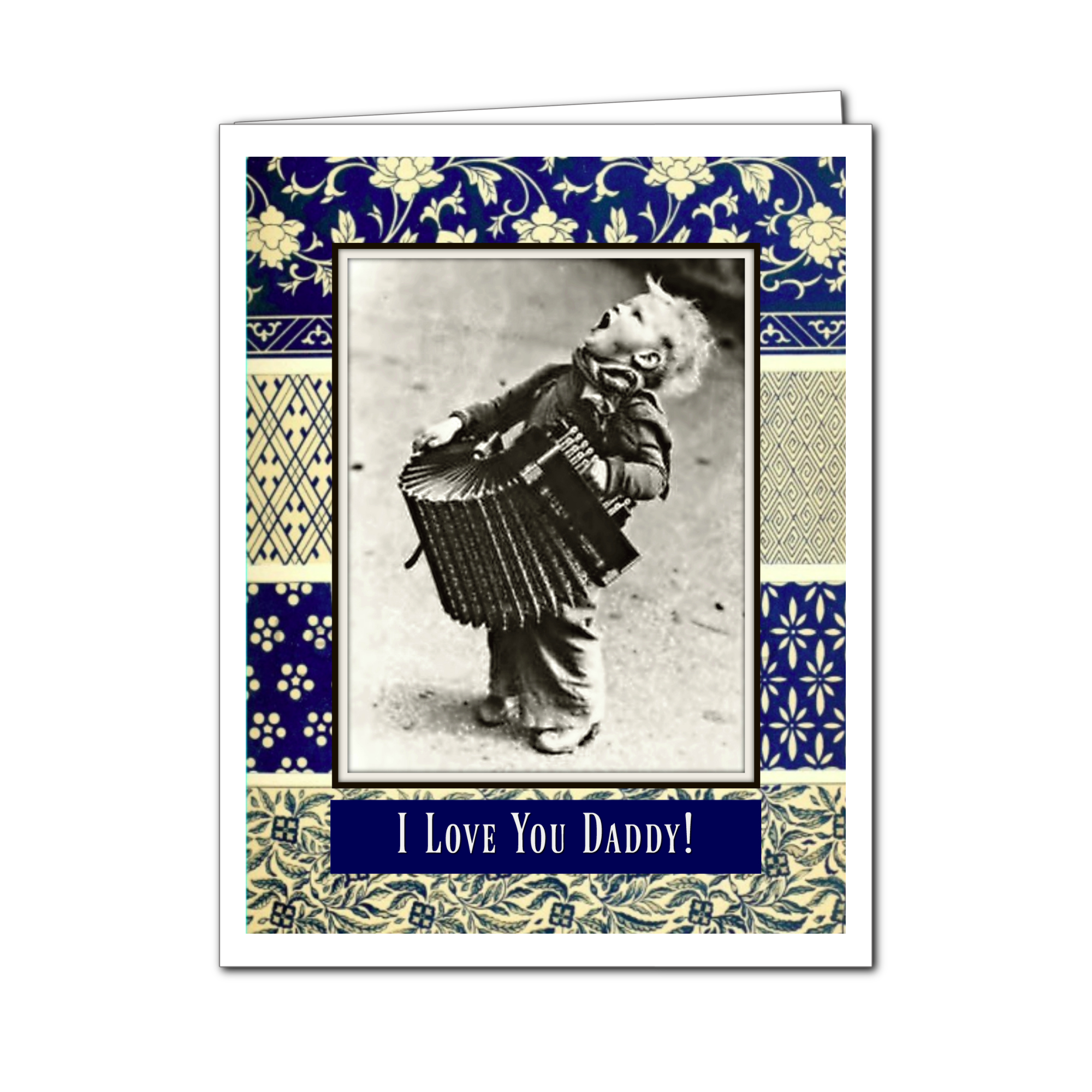 Ümlaut Brooklyn - Wholesale Father's Day Card - I Love You Daddy! Father's Day Card2
